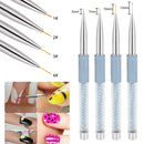 Frosted Pen Holder Pearl Nail Pull Pen Nail Paint Pen, Specification:9mm
