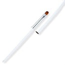 Nail Brush Color Painting Flower Carving Pen Pull Pen Light Therapy Gel Pen Flat Head Pen Nail Pen(White)