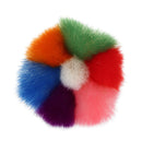 Rainbow Rhinestone Nail Brush Dust Cleaning Brush Nail Tools(Gold)
