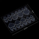 10 PCS Environmental Protection Waterproof Transparent Invisible Nail Clip Double-sided Adhesive Toenails