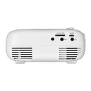 YG200 Portable LED Pocket Mini Projector AV USB SD HDMI Video Movie Game Home Theater Video Projector, US Plug(Black and White)