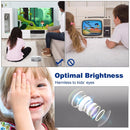 YG200 Portable LED Pocket Mini Projector AV USB SD HDMI Video Movie Game Home Theater Video Projector, US Plug(Black and White)