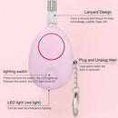 120dB Key Anti-lost Alarm Anti-wolf Alarm with LED Light(Green)