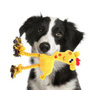 Dog Pet Cotton Rope Plush Sound Toy(Blue)