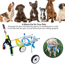 Pet Wheelchair Disabled Dog Old Dog Cat Assisted Walk Car Hind Leg Exercise Car For Dog/Cat Care, Size:XS