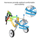 Pet Wheelchair Disabled Dog Old Dog Cat Assisted Walk Car Hind Leg Exercise Car For Dog/Cat Care, Size:M
