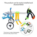 Pet Wheelchair Disabled Dog Old Dog Cat Assisted Walk Car Hind Leg Exercise Car For Dog/Cat Care, Size:M