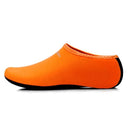 Yoogan 2 Pairs Unisex Outdoor Non-Slip Beach Socks for Swimming Diving Snorkeling, Shoe Size:Lï¼ˆ37-38ï¼‰(Orange)