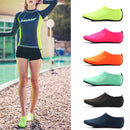 Yoogan 2 Pairs Unisex Outdoor Non-Slip Beach Socks for Swimming Diving Snorkeling, Shoe Size:Lï¼ˆ37-38ï¼‰(Orange)