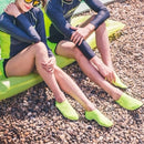 Yoogan 2 Pairs Unisex Outdoor Non-Slip Beach Socks for Swimming Diving Snorkeling, Shoe Size:Lï¼ˆ37-38ï¼‰(Orange)