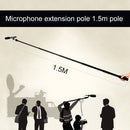 1.5m Microphone Telescopic Pole Movie Shooting Live Recording Interview Boom