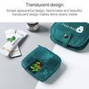 Portable Pill Medicine Storage Box Travel Pill Case Bag Organizer, Color:Red Medicine Box + Medicine Bag