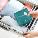 Portable Pill Medicine Storage Box Travel Pill Case Bag Organizer, Color:Red Medicine Box + Medicine Bag