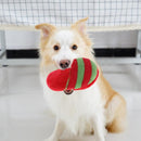 Pet Toys Slippers Puppy Dog Sound Chew Play Toys for Dog Cats Funny Dog Products Rose Red