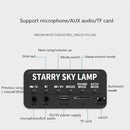 10W Micro USB Bluetooth Music Starry Sky + Ocean LED Projector Light Sound Control Laser Light Stage Light, Support TF Card
