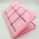 Mask Storage Box Dustproof Portable Plastic Household Storage Holder(Pink)