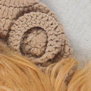 Newborn Photography Little Lion Wool Cartoon Hat and Tail Props For 0-2 Month(Hat + Tail)