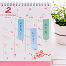3 PCS Gradient Office Sticky Notes Planner Stickers Page School Supplies Stationery(Gradient rose red)