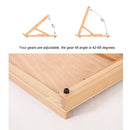Wooden Drawing Table Portable Sketch Bookshelf Painting Art Supplies