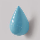 Creative Water Droplets Wall Hooks Home Decoration Resin Mural 3D Coat Hook Single Hooks Wall Hanger, Size:Small Size(Blue)
