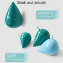 Creative Water Droplets Wall Hooks Home Decoration Resin Mural 3D Coat Hook Single Hooks Wall Hanger, Size:Small Size(Blue)