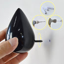 Creative Water Droplets Wall Hooks Home Decoration Resin Mural 3D Coat Hook Single Hooks Wall Hanger, Size:Small Size(Blue)