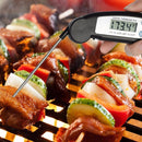 Folding Meat Thermometer Digital Kitchen Thermometer Food Cooking BBQ Probe, Random Color Delivery