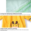 Kids Cartoon Animal Waterproof Jumpsuit Raincoat Boys Girls Children Rainwear Hooded Raincoat Suit, Size:S(Yellow)
