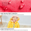 Kids Cartoon Animal Waterproof Jumpsuit Raincoat Boys Girls Children Rainwear Hooded Raincoat Suit, Size:S(Yellow)
