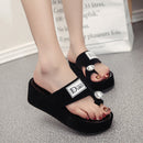 Rhinestone Summer Woman Shoes casual Sandals, Shoe Size:37(Black)