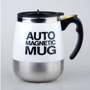 2 PCS Automatic Mixing Cup Coffee Cup Portable Household Mixer(White)
