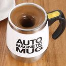 2 PCS Automatic Mixing Cup Coffee Cup Portable Household Mixer(White)