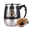 2 PCS Automatic Mixing Cup Coffee Cup Portable Household Mixer(White)