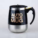 2 PCS Automatic Mixing Cup Coffee Cup Portable Household Mixer(Black)