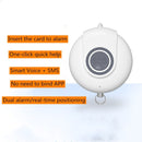 130dB GPS Intelligent Anti-wolf Personal Security Alarm without SIM Card,English Packaging(White)