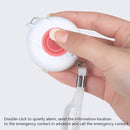 130dB GPS Intelligent Anti-wolf Personal Security Alarm without SIM Card,English Packaging(Pink)