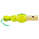 2 PCS Cute Cartoon Wooden Whistle Children Wind Instrument, Random Style Delivery