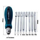 Pengong 8108 9 in 1 Mini Multi-function Screwdriver Set Combination Repair Tool