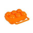 4 PCS 6 Grid Outdoor Portable Egg Protection Box, Random Color Delivery