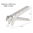 Outdoor Picnic Barbecue Aluminum Alloy Anti-scalding Pot Tongs(With Hole)