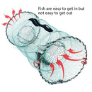 Spring Crab Cage Fishing Net Round Folding Fishing Net(Small)