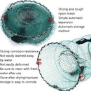 Spring Crab Cage Fishing Net Round Folding Fishing Net(Small)