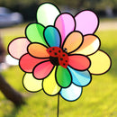 3 PCS Outdoor Children Rainbow Insect Pinwheel Camping Garden Decoration