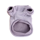 Autumn and Winter Knit Bow Sweater Bottoming Shirt Two Feet Pet Clothes, Size: M(Grey)