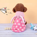 Autumn and Winter Two-piece Dog Cat Vest Sweater Suit Pet Two Feet, Size: XS (Pink Vest Sweater)