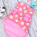 Autumn and Winter Two-piece Dog Cat Vest Sweater Suit Pet Two Feet,Size: XS (Pink Vest)