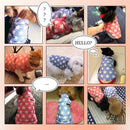 Autumn and Winter Two-piece Dog Cat Vest Sweater Suit Pet Two Feet,Size: XS (Pink Vest)