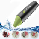 ViTUN Ultrasonic Handheld Washing Machine Mini Portable Laundry Pen Clothes Washer(Grass Green)