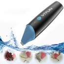 ViTUN Ultrasonic Handheld Washing Machine Mini Portable Laundry Pen Clothes Washer(Sapphire Blue)