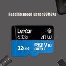 Lexar 633x 32GB High-speed Mobile Phone Memory TF Card Driving Recorder Memory Card